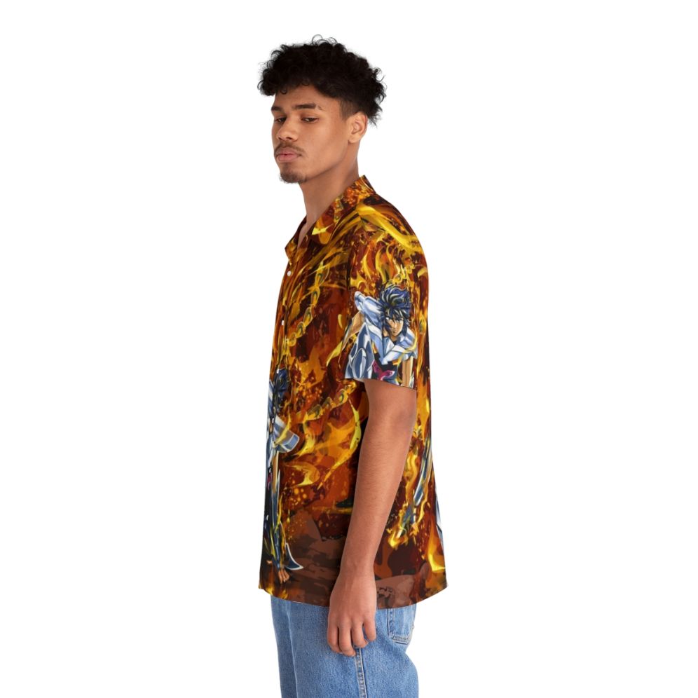 Ikki The Phoenix Flaming Bird Hawaiian Shirt - People Left