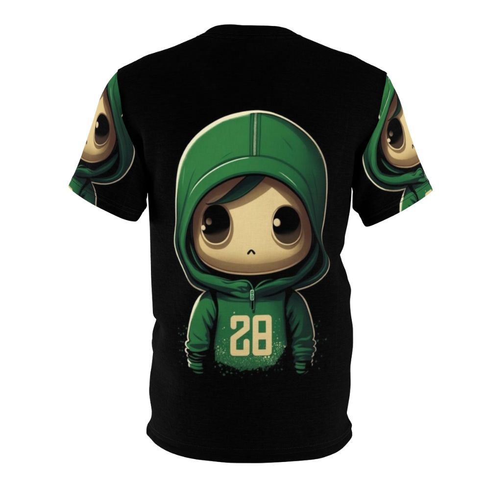 Squid Game inspired t-shirt featuring Kang Sae Byeok, Player 067 from the Netflix Korean drama series. - Back