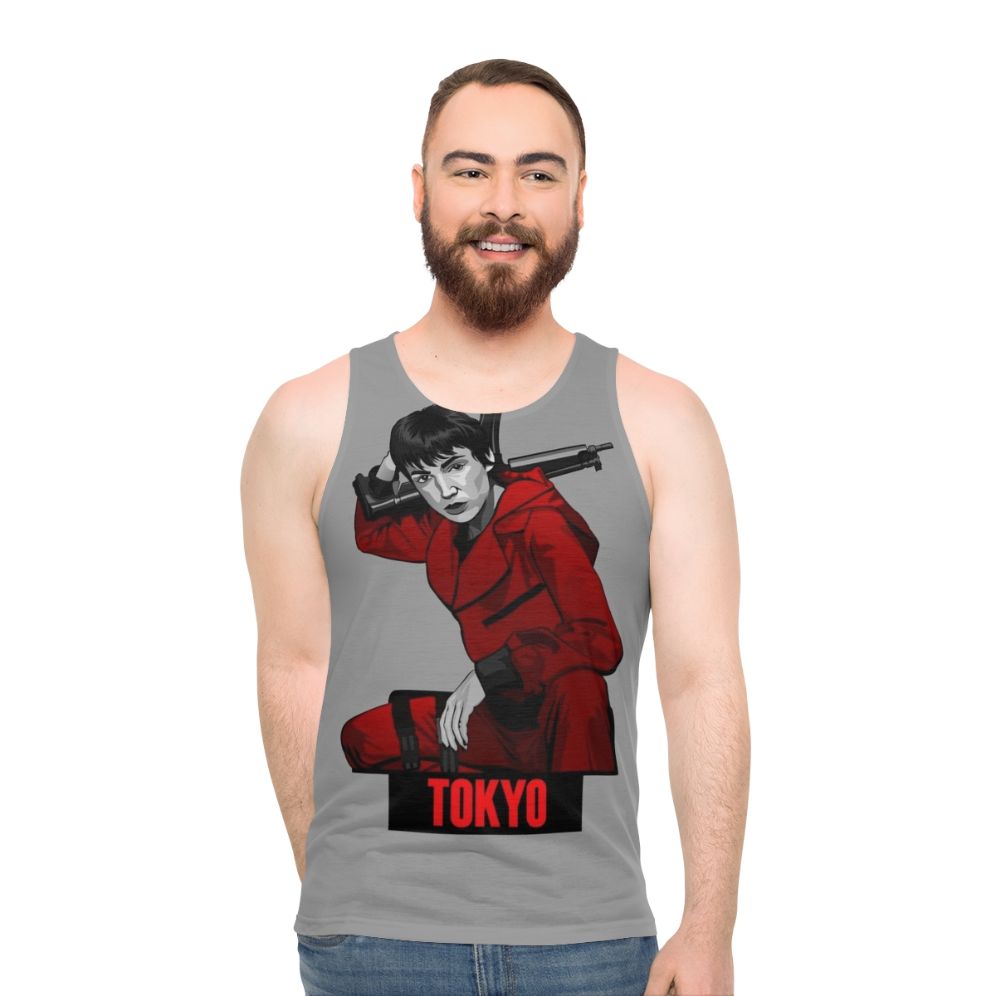 Money Heist Tokyo Unisex Tank Top - men