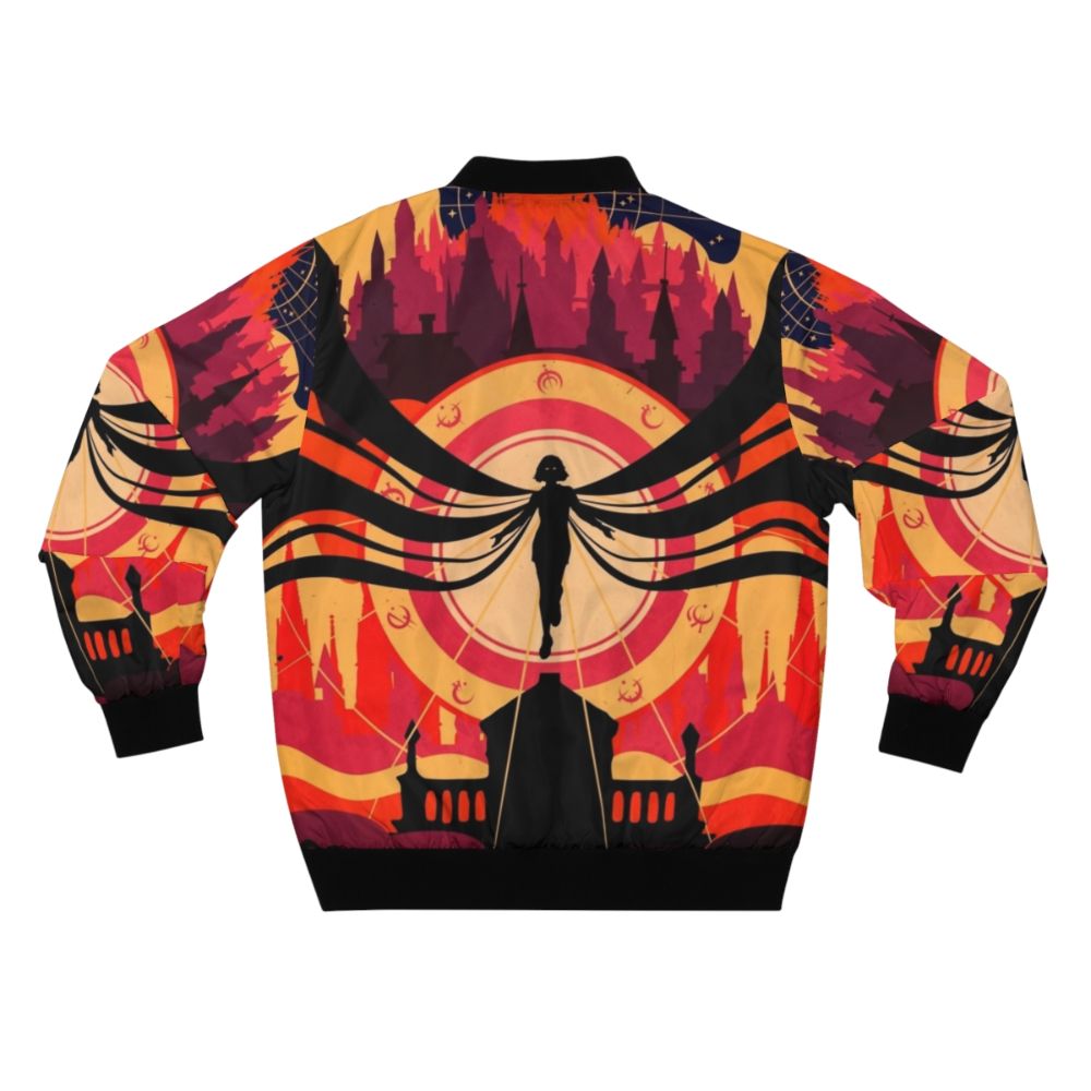 Mistborn-inspired bomber jacket with Luthadel design - Back