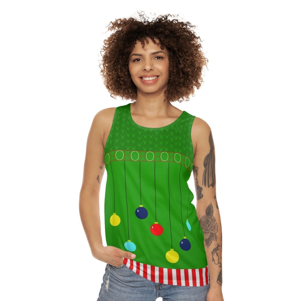 Arthur Claus Unisex Tank Top - women