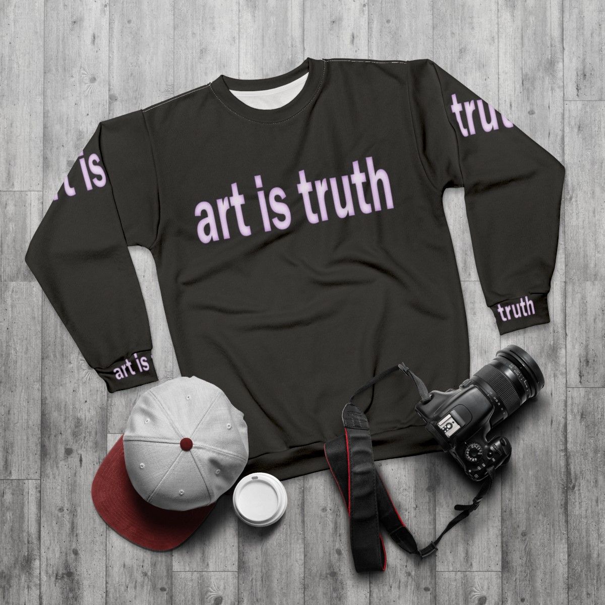 Steven Wilson Art is Truth Prog Rock Sweatshirt - flat lay