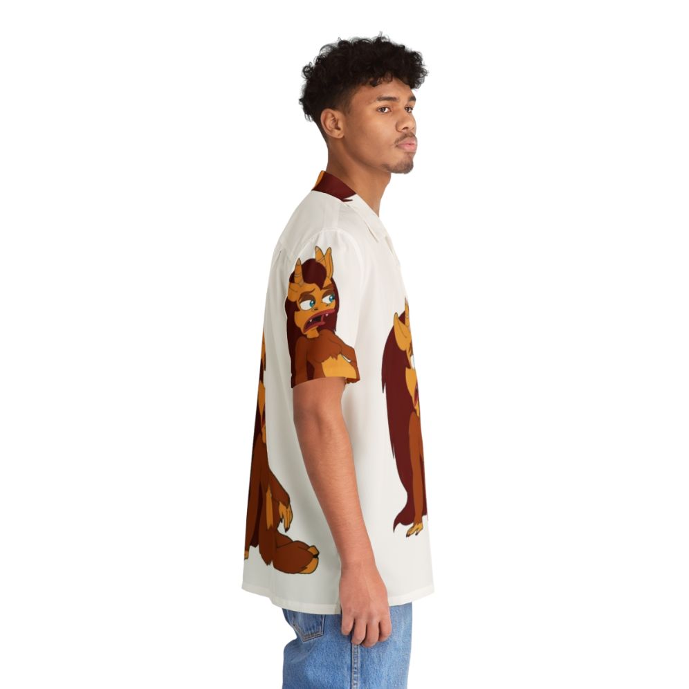 Big Mouth Connie The Hormone Monster Graphic Hawaiian Shirt - People Pight