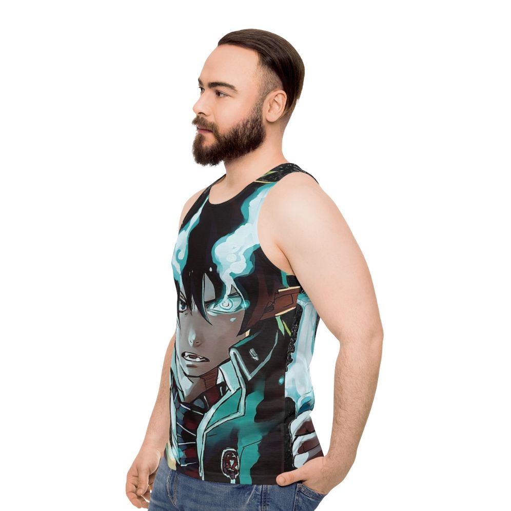 Blue Exorcist Unisex Tank Top - men side