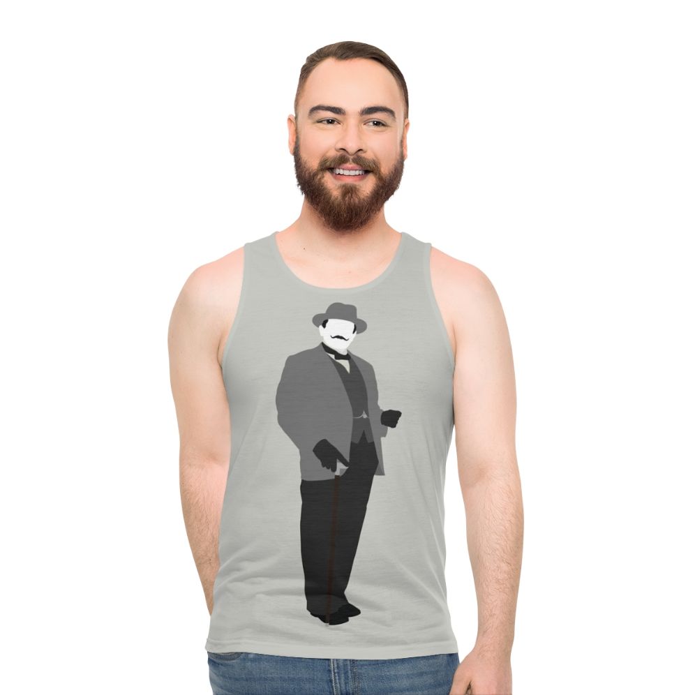 Great Detectives Hercule Poirot Unisex Tank Top - men