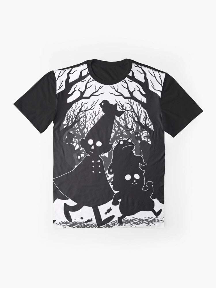 Over The Garden Wall Adelaide Parade Graphic T-Shirt featuring Wirt and Greg - Flat lay