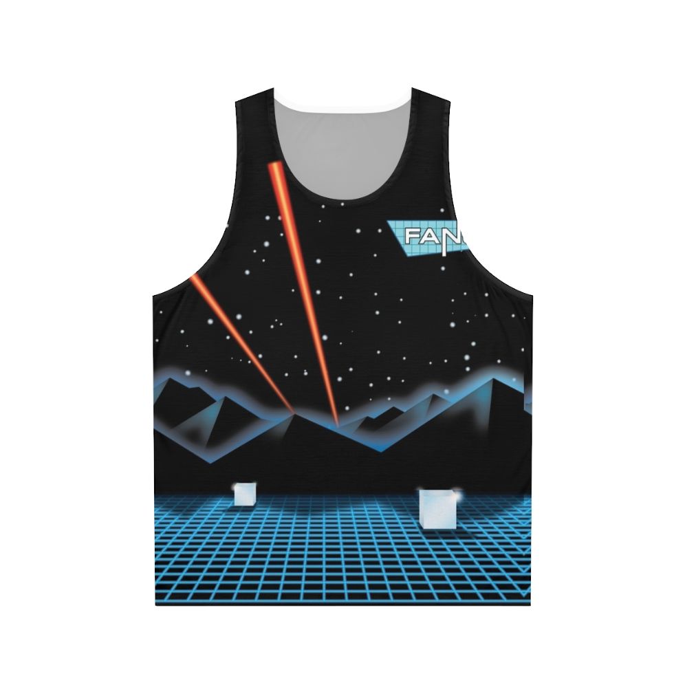 Retro 80s "Lady of Ice" unisex tank top