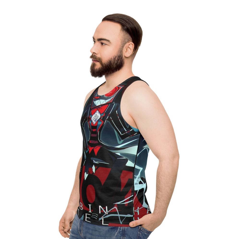 Hazbin Hotel Vox Unisex Graphic Tank Top - men side