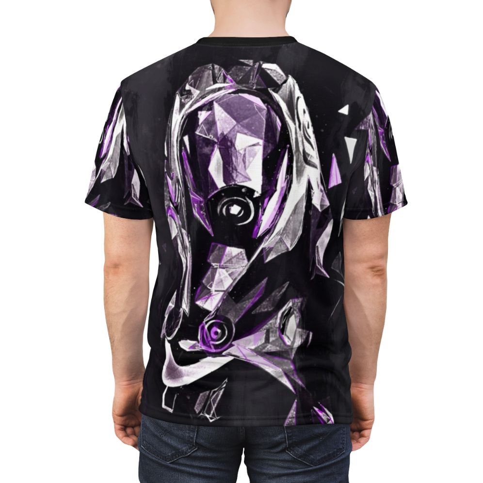 Tali Pilgrim Mass Effect Space Marine T-Shirt - men back