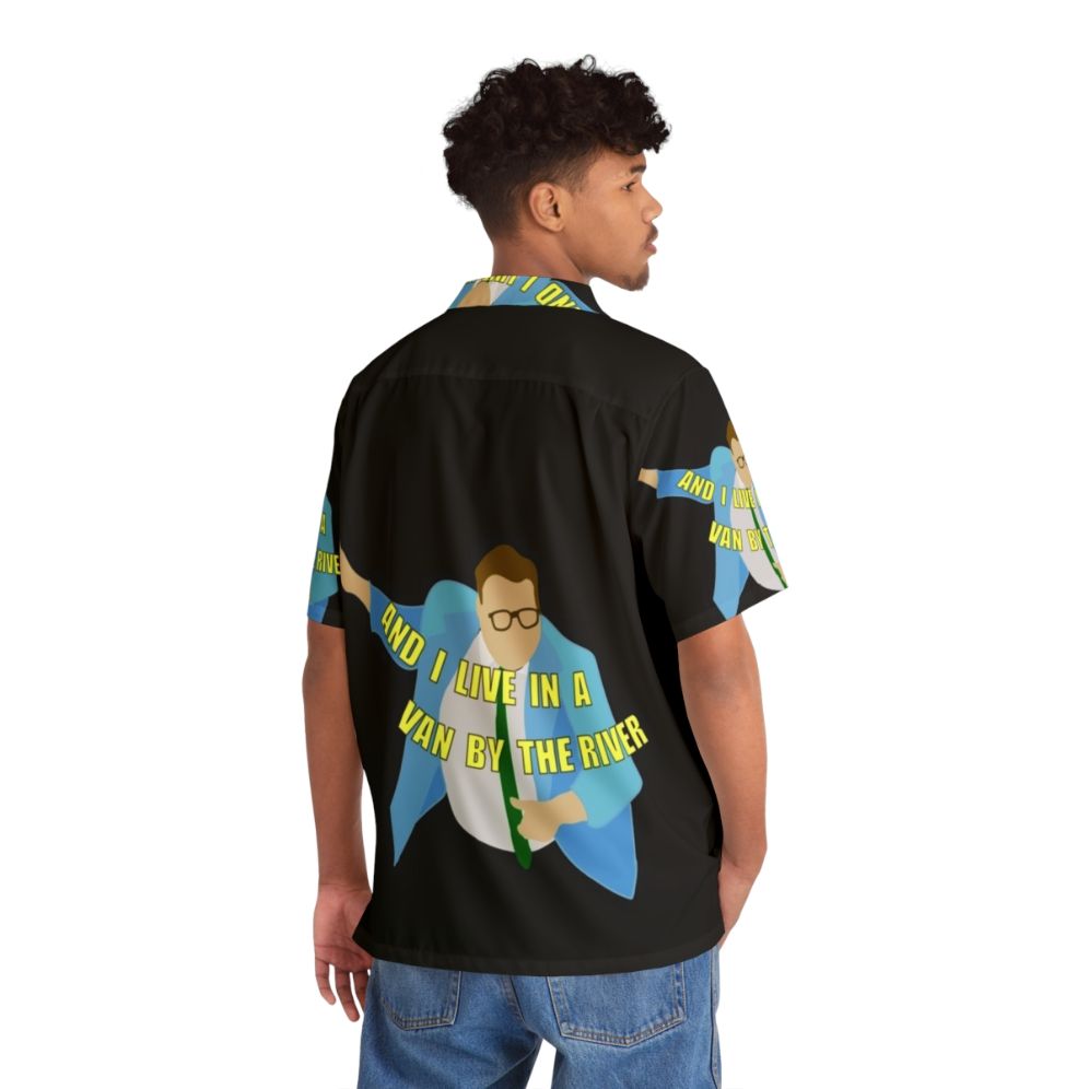 Chris Farley "Van By The River" Hawaiian Shirt - People Back