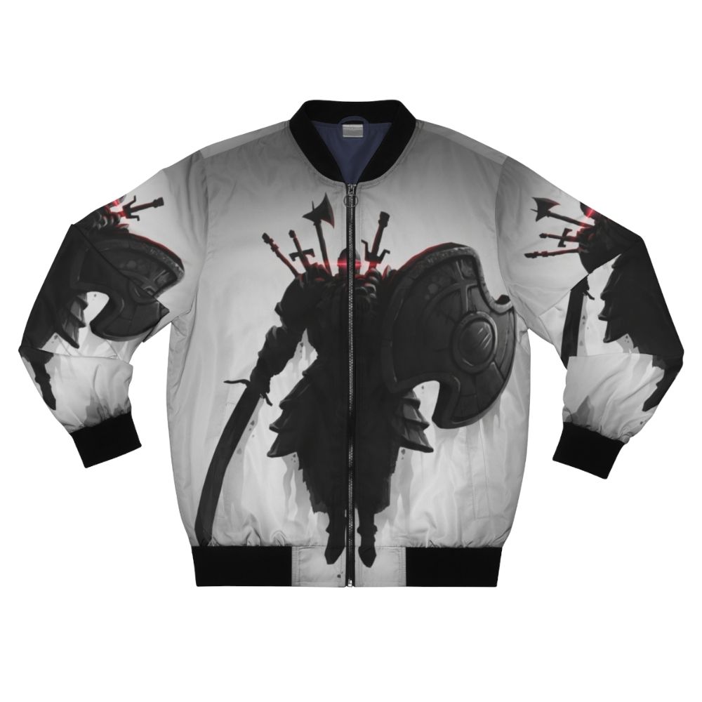 Dark Souls Solaire of Astoria Bomber Jacket with video game-inspired design