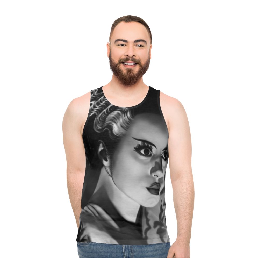 Bride of Frankenstein unisex tank top - men