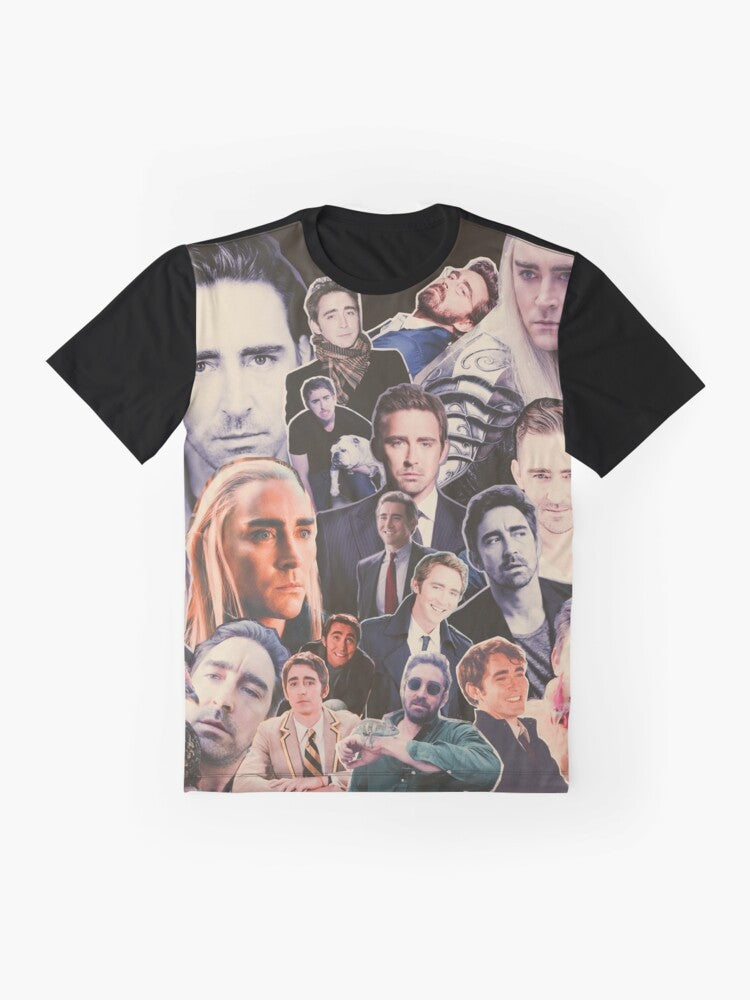 Lee Pace Graphic T-Shirt with Whaaat Design - Flat lay