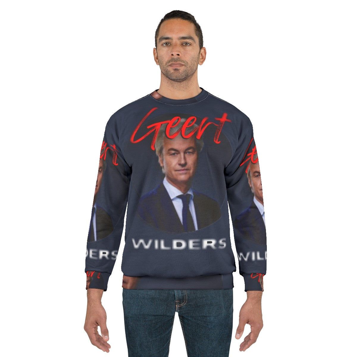 Geert Wilders Sweatshirt featuring the Dutch Populist Party (PVV) logo - men