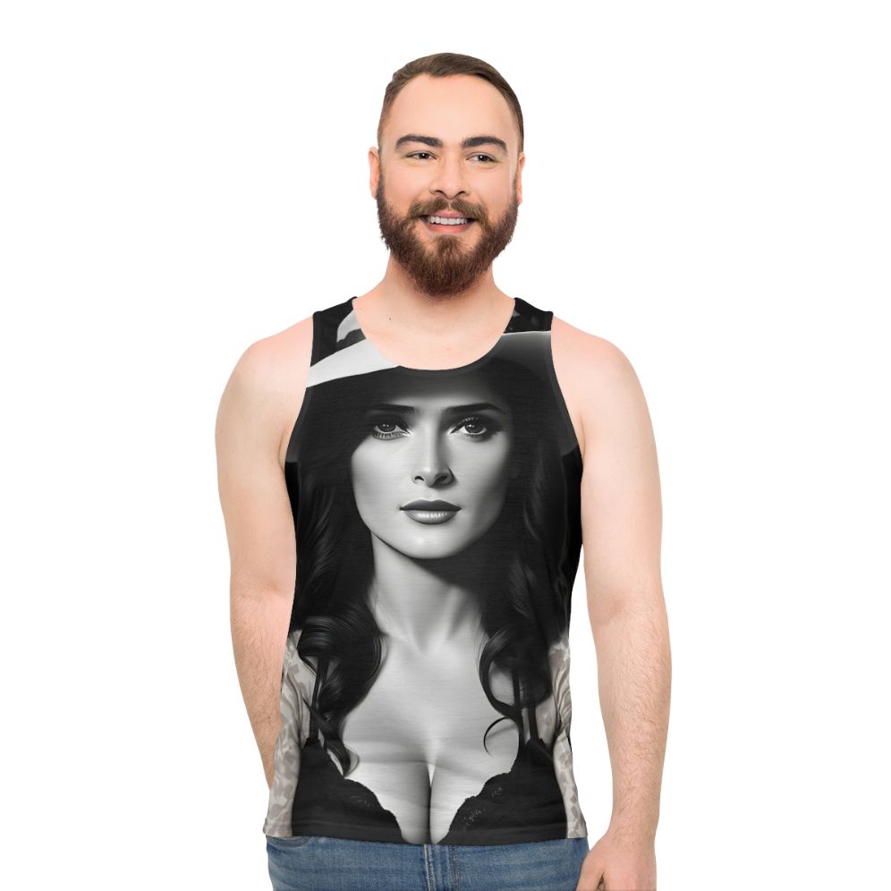 Vintage Vixen Gangster Mistress Art Print Tank Top - men