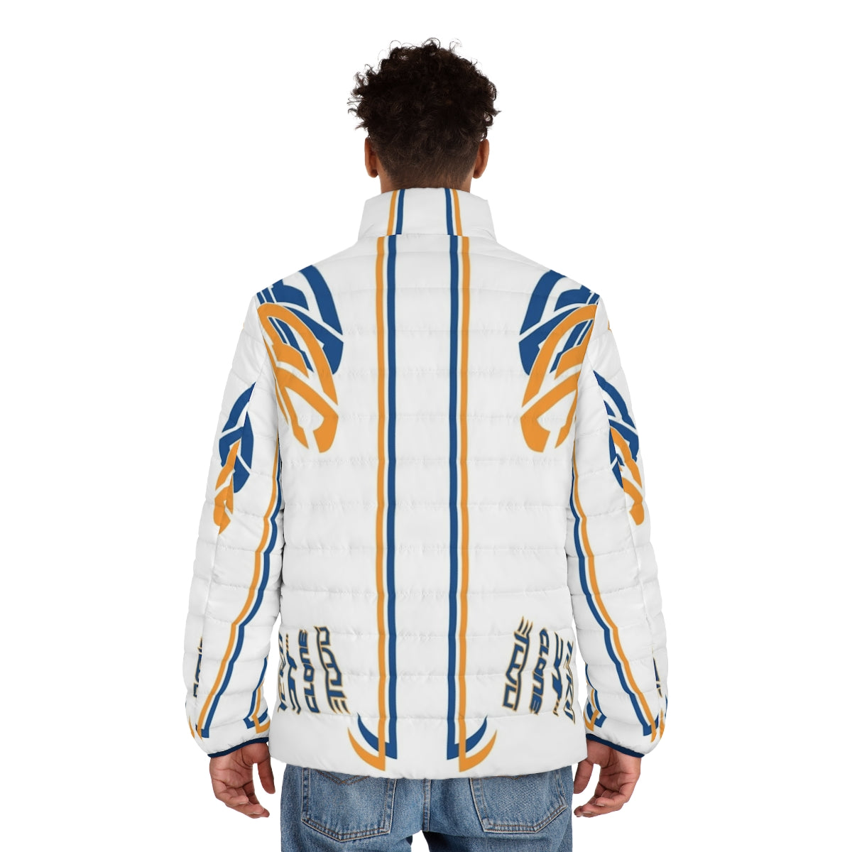 Bassline Puffer Jacket - Acceleracers-Inspired Diecast Style - men back