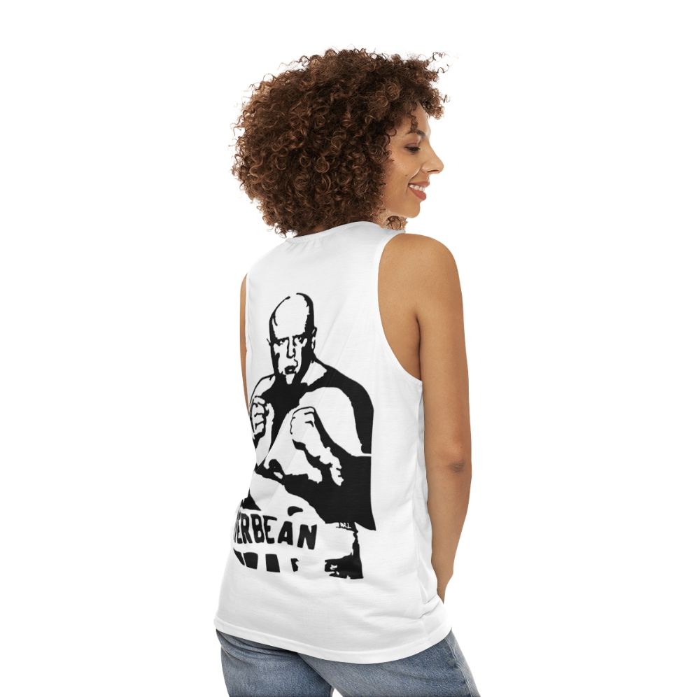 Butterbean unisex boxing and MMA tank top - women back