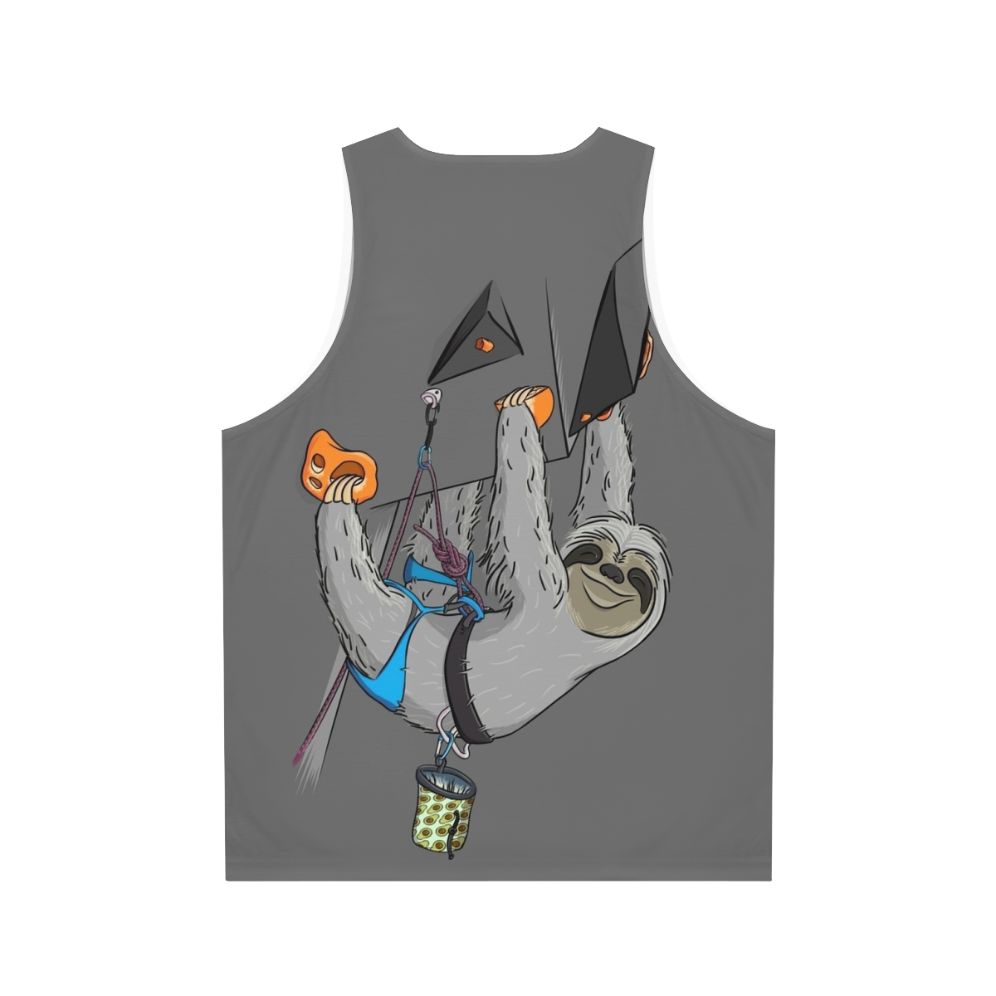 Sloth Climber Unisex Tank Top - Back