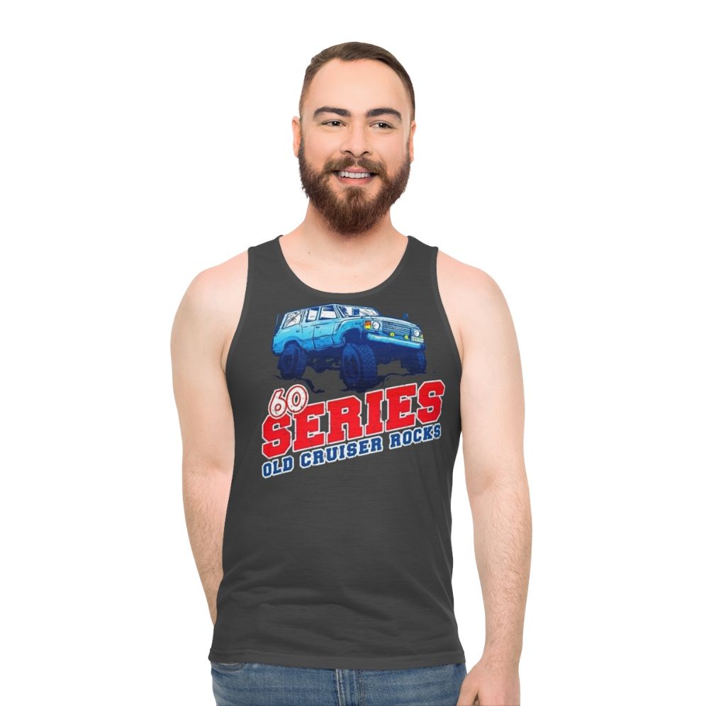 Vintage Toyota Land Cruiser 60 Series Unisex Tank Top - men