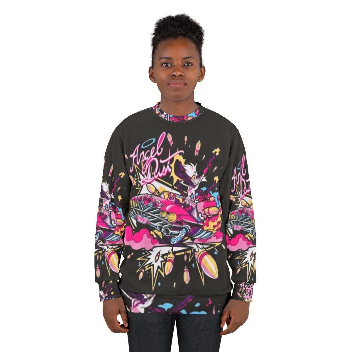 Hazbin Hotel Angel Dust Inspired Sweatshirt - women