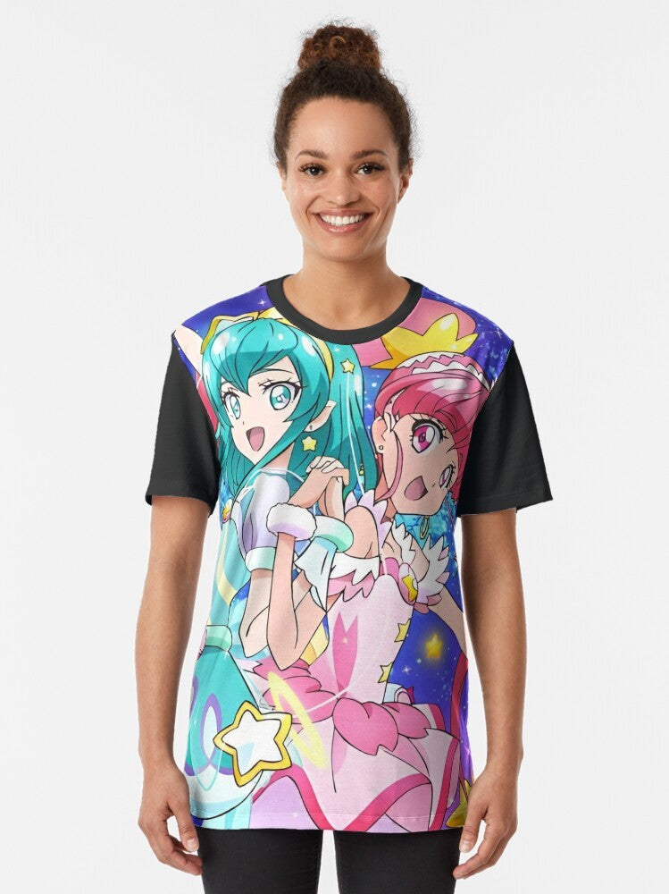 Star Twinkle PreCure Anime Magical Girl Graphic T-Shirt - Women