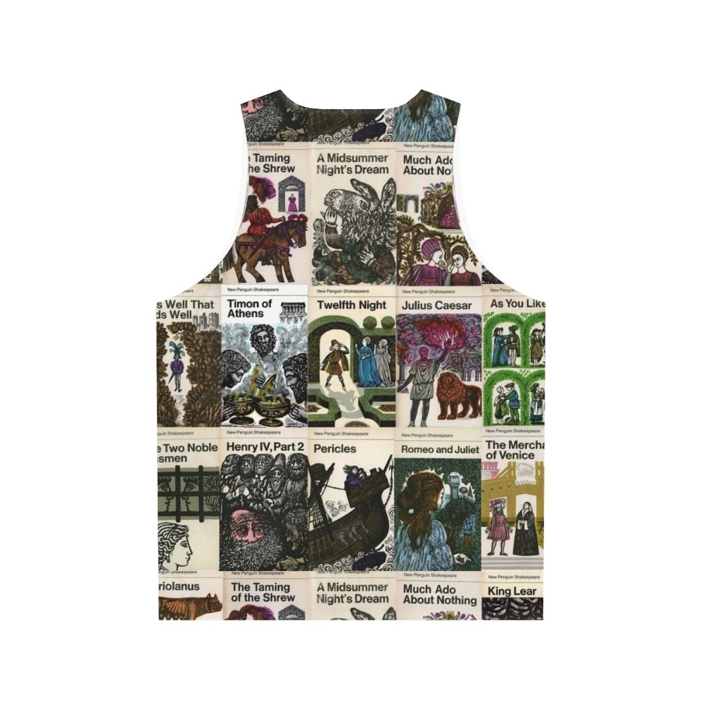 Vintage-inspired Shakespeare unisex tank top - Back