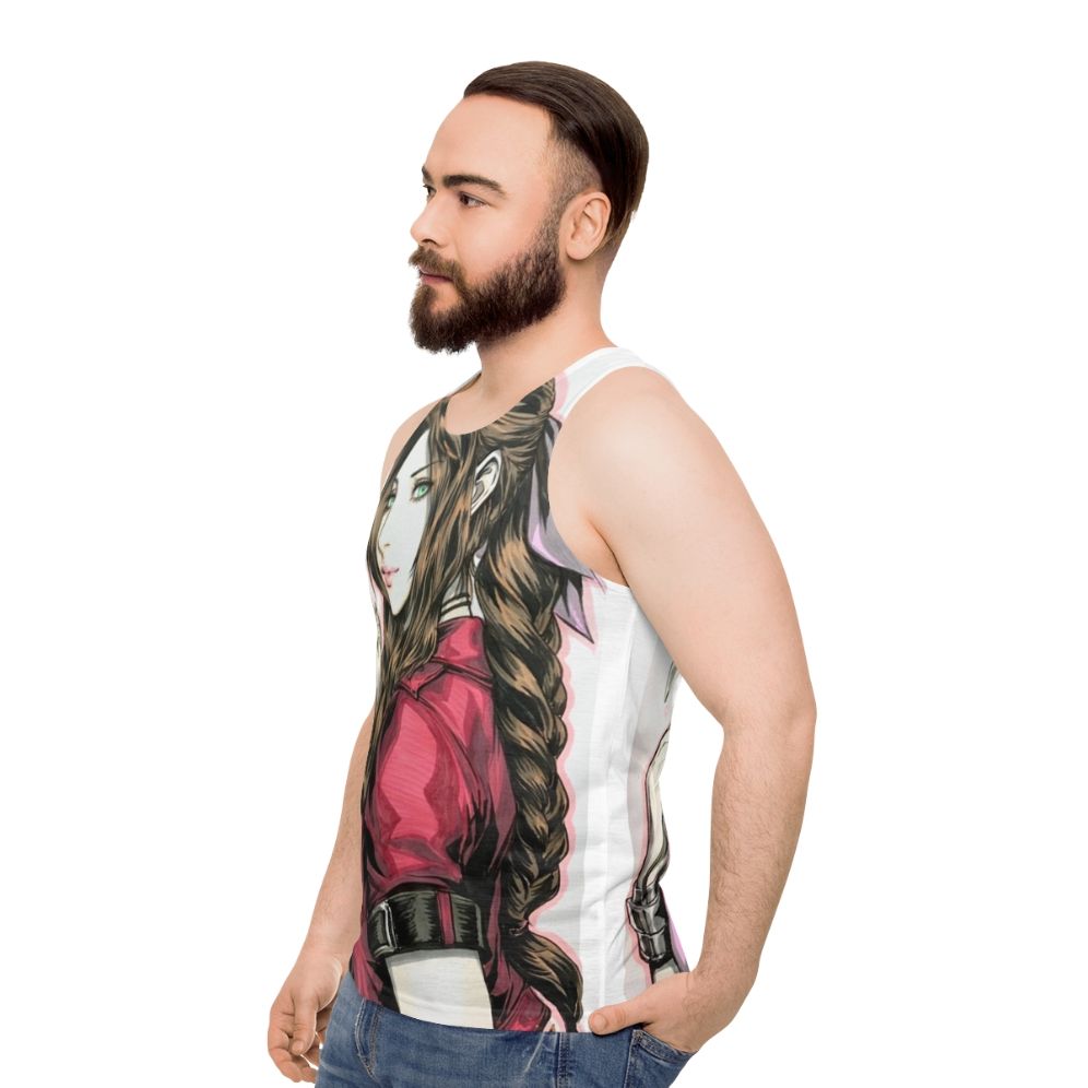 Unisex Aerith Fantasy Tank Top - men side