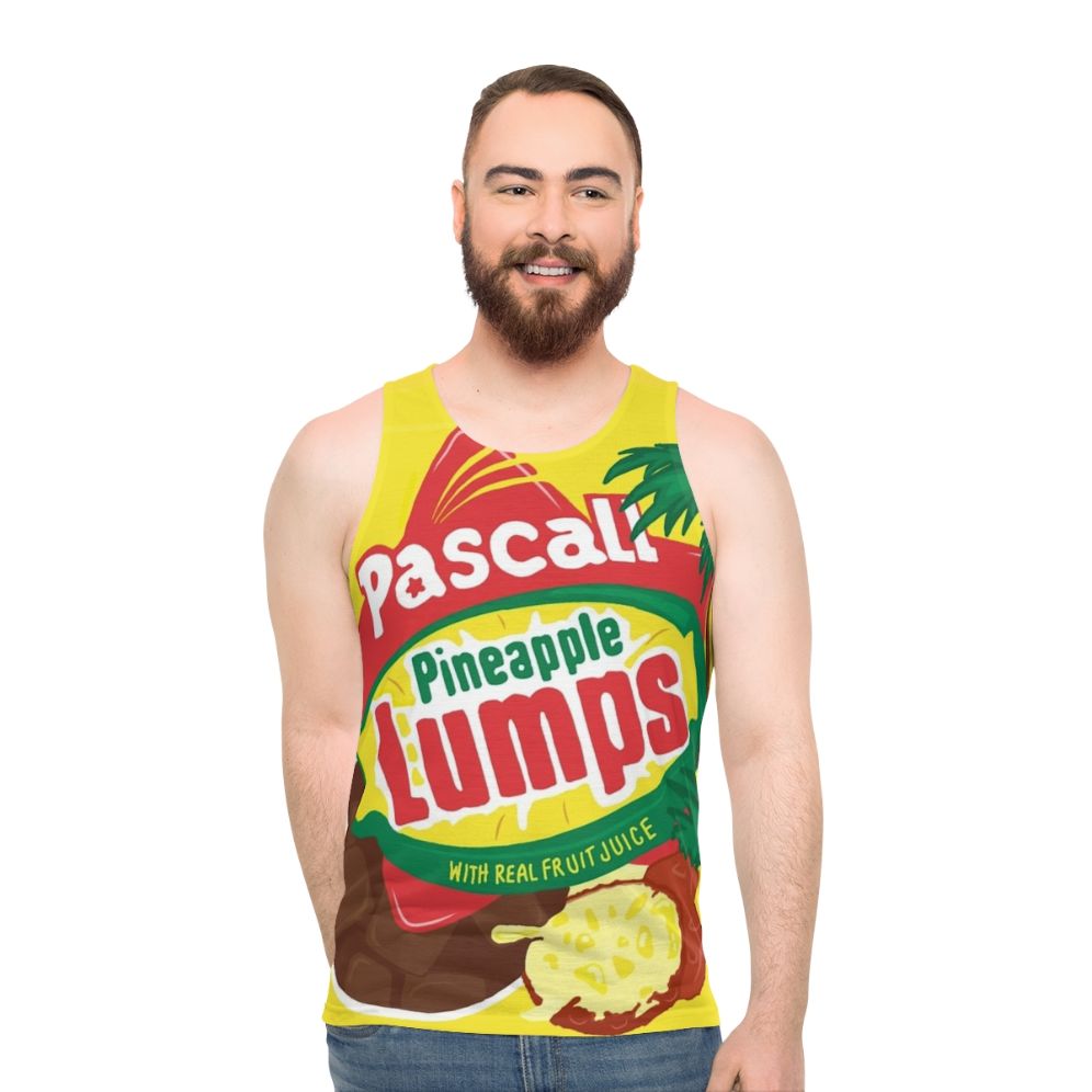 Pineapple Lumps New Zealand Candy Unisex Tank Top - men