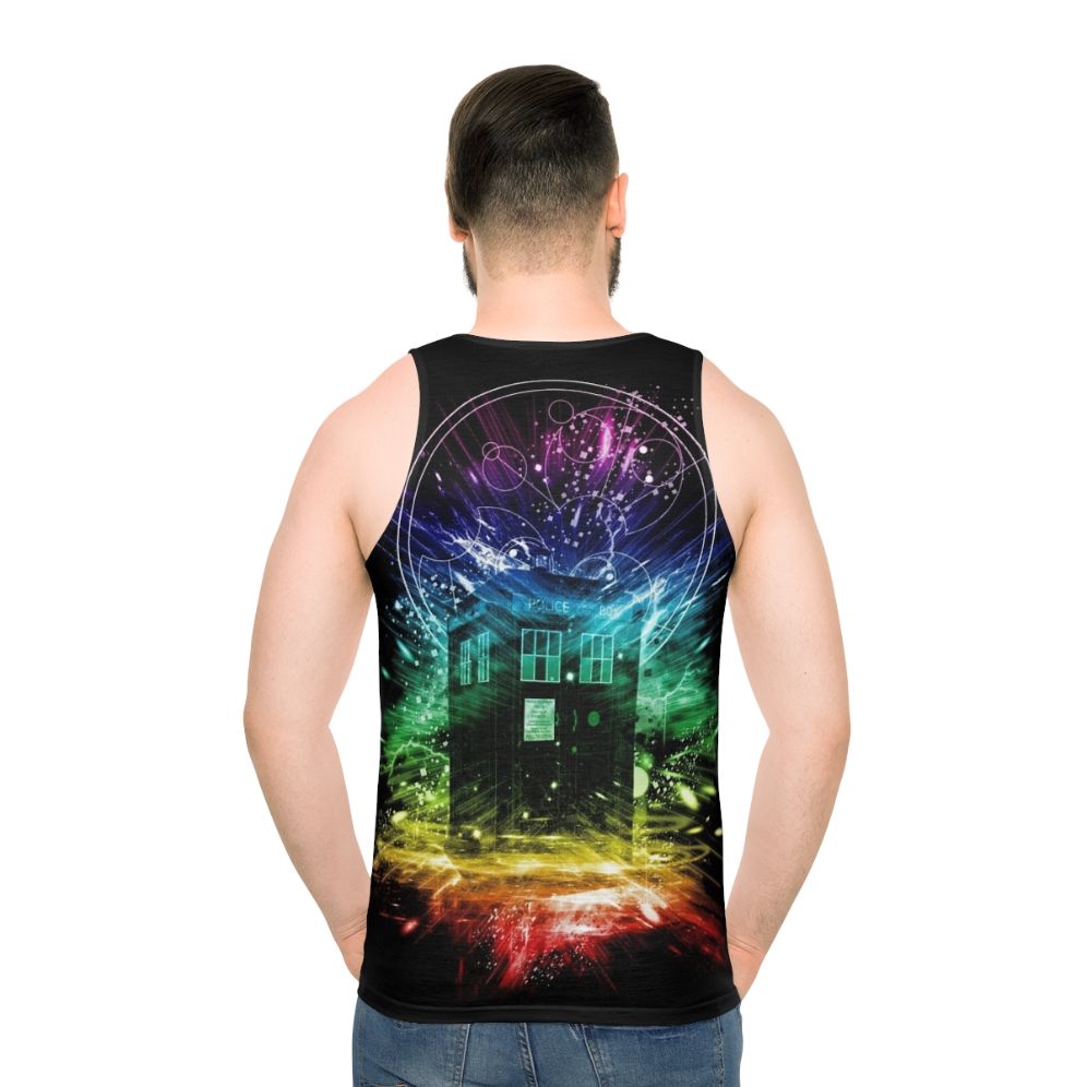 Time Storm Doctor Who Inspired Unisex Tank Top - men back