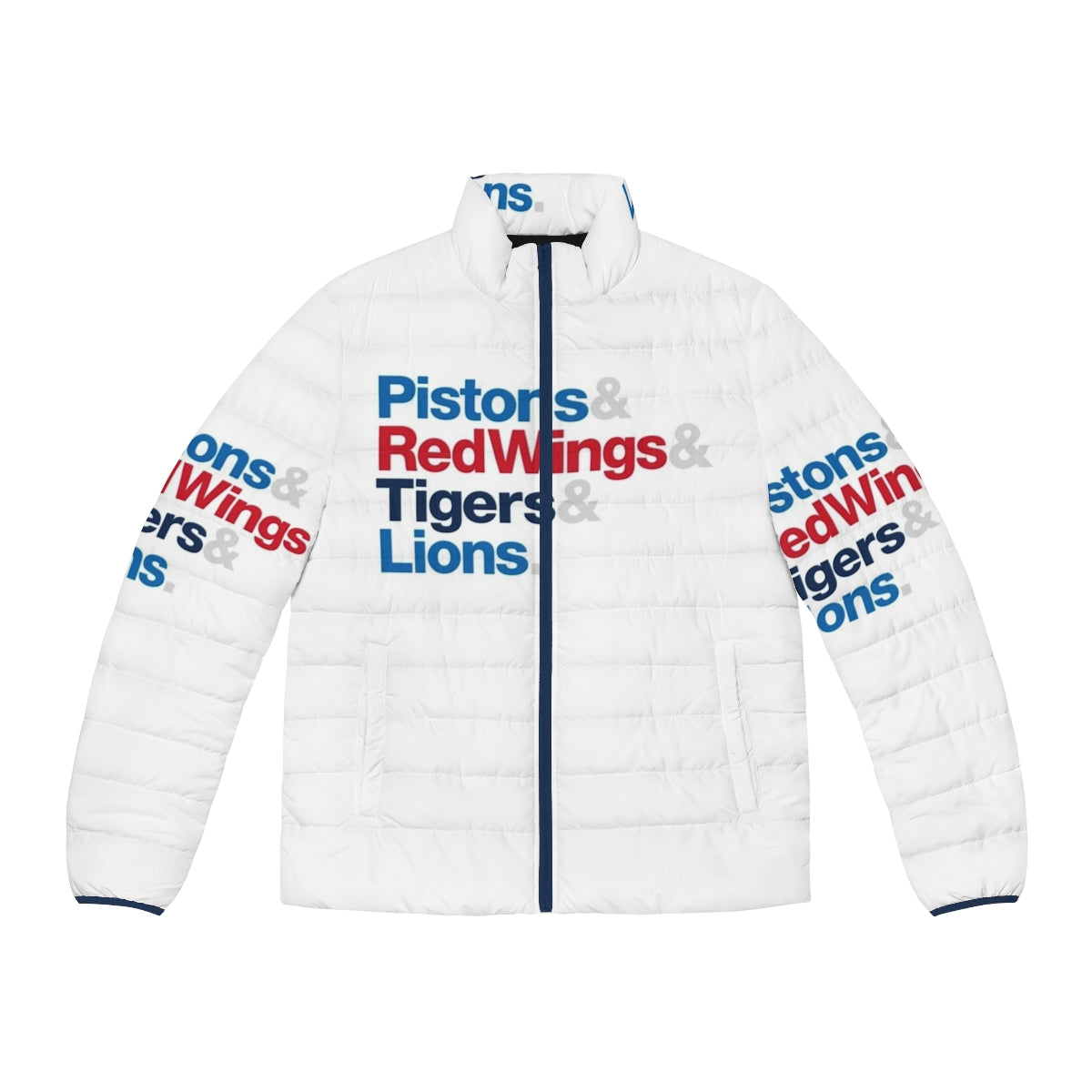 Detroit Sports Teams Puffer Jacket - Comfortable and Stylish Outerwear