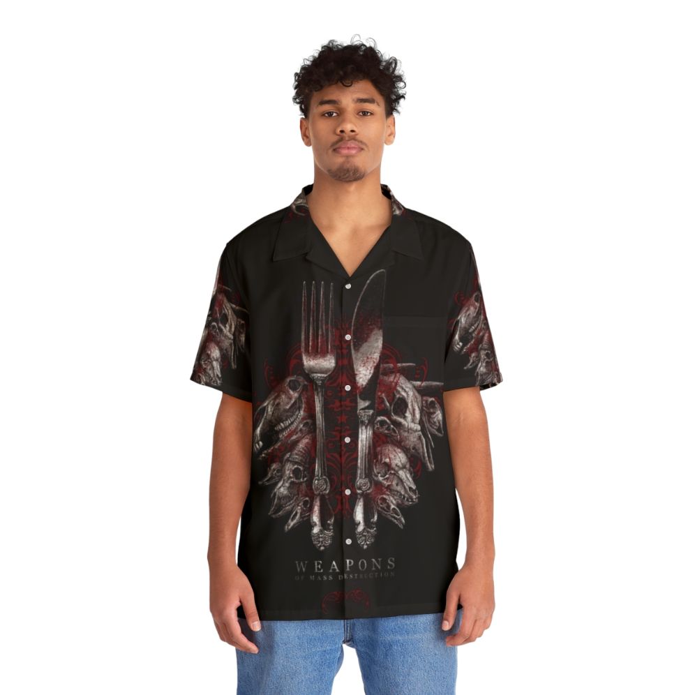 Weapons Of Mass Destruction Vegan Hawaiian Shirt - People Front