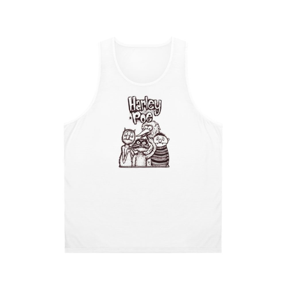 Harley Poe Folk Punk Retro Unisex Tank Top