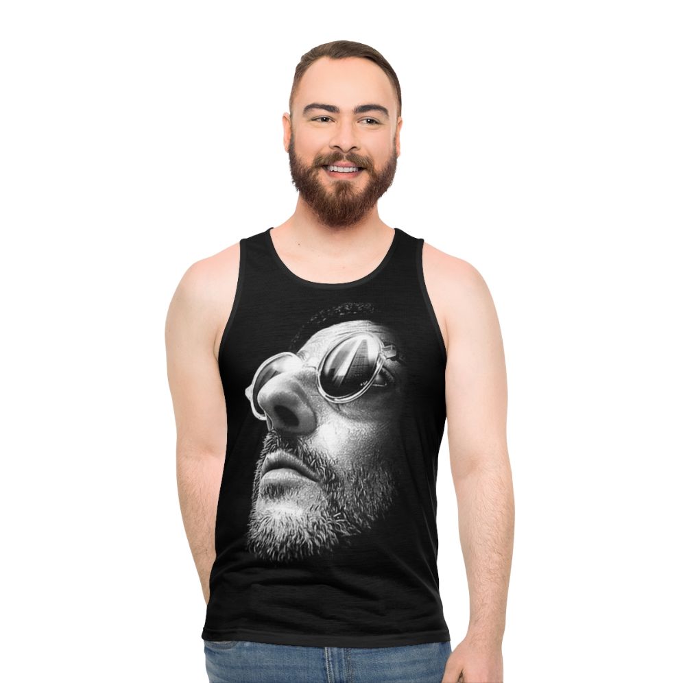 "Mathilda's Minimalist 'The Professional' Unisex Tank Top" - men