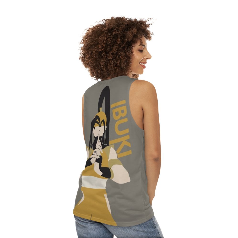 Street Fighter V Ibuki Minimalist Vector Unisex Tank Top - women back