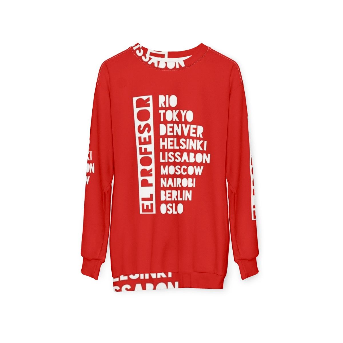 Money Heist "El Profesor" Premium Sweatshirt - hanging