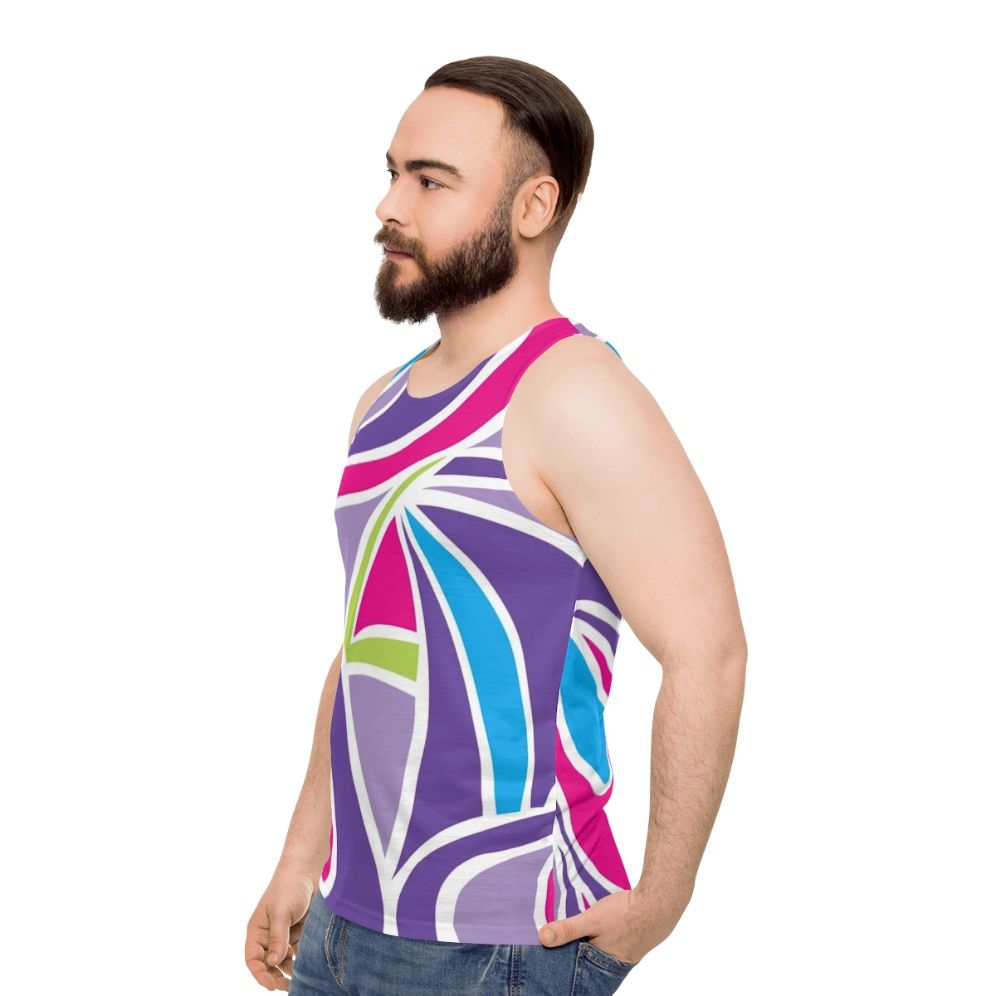 90s Barbie Inspired Retro Unisex Tank Top - men side