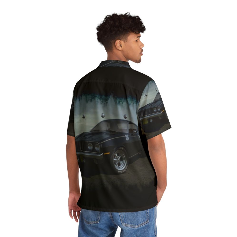 Phantasm Cuda Hawaiian Shirt featuring the iconic Barracuda car from the horror movie Phantasm - People Back