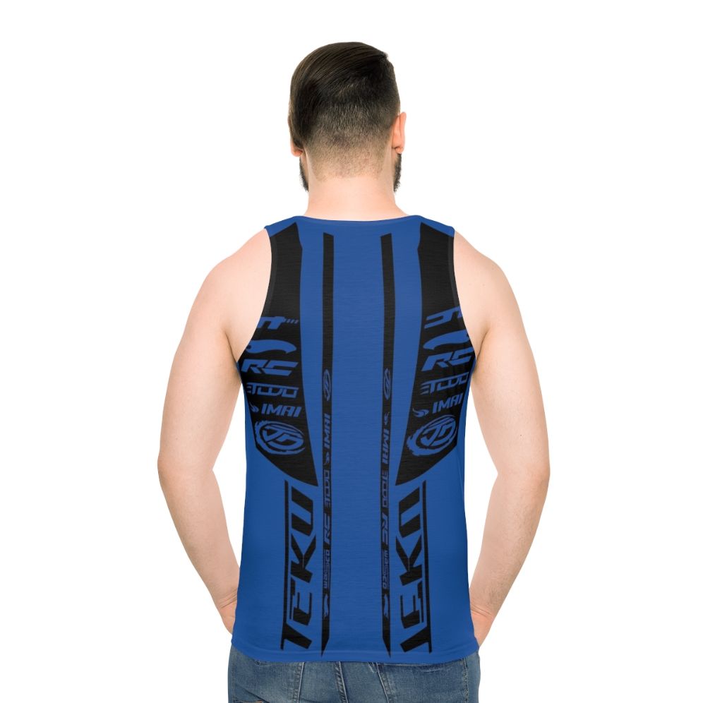 Unisex Hot Wheels Acceleracers Tank Top - men back