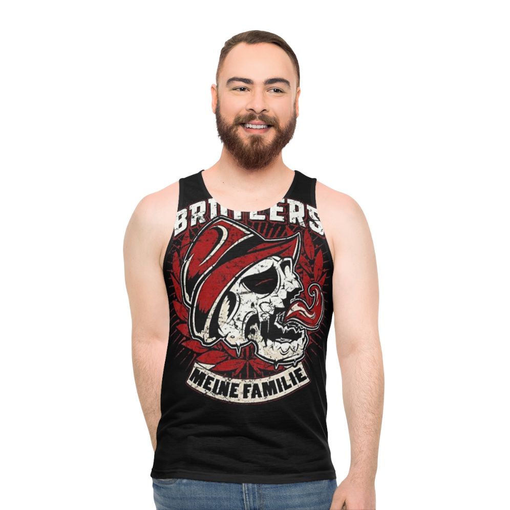 Broiler chicken unisex tank top - men