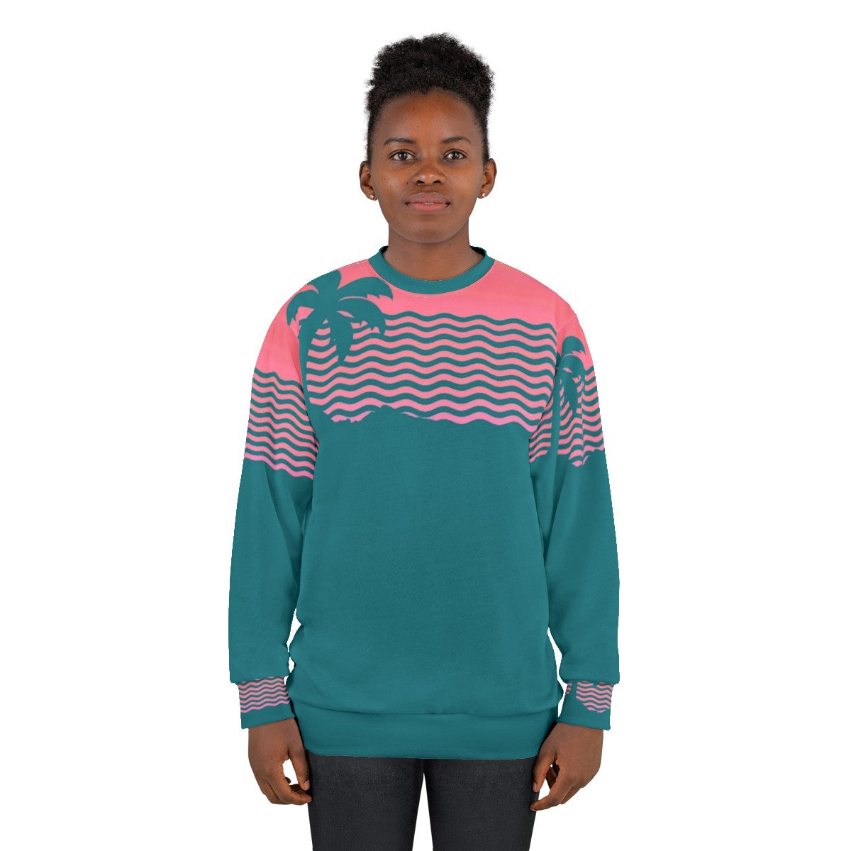 Wiped Out Sunset Fade Sweatshirt - women