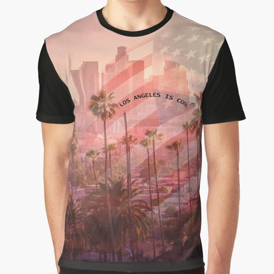 Los Angeles Graphic T-Shirt Featuring the City of Angels