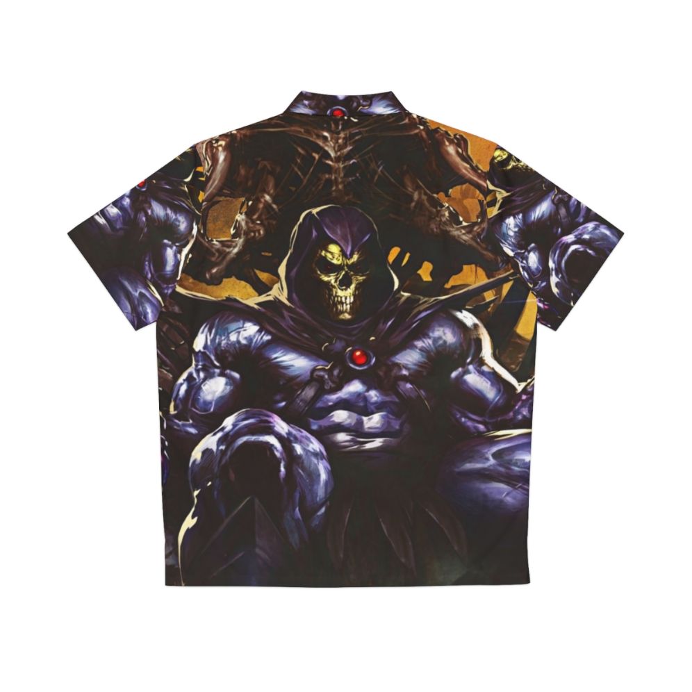 Skeletor Hawaiian Shirt 2 - Retro Masters of the Universe Themed Tee - Back