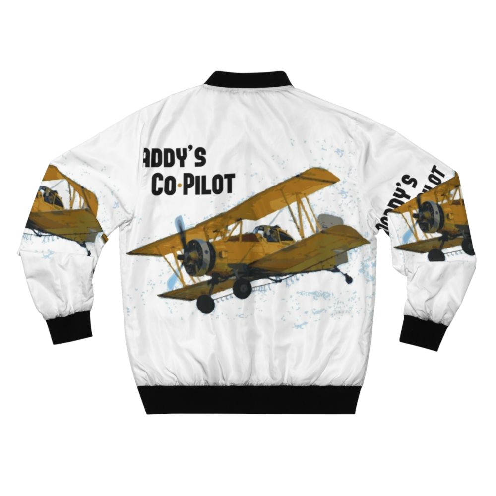 Biplane bomber jacket for pilots and co-pilots - Back