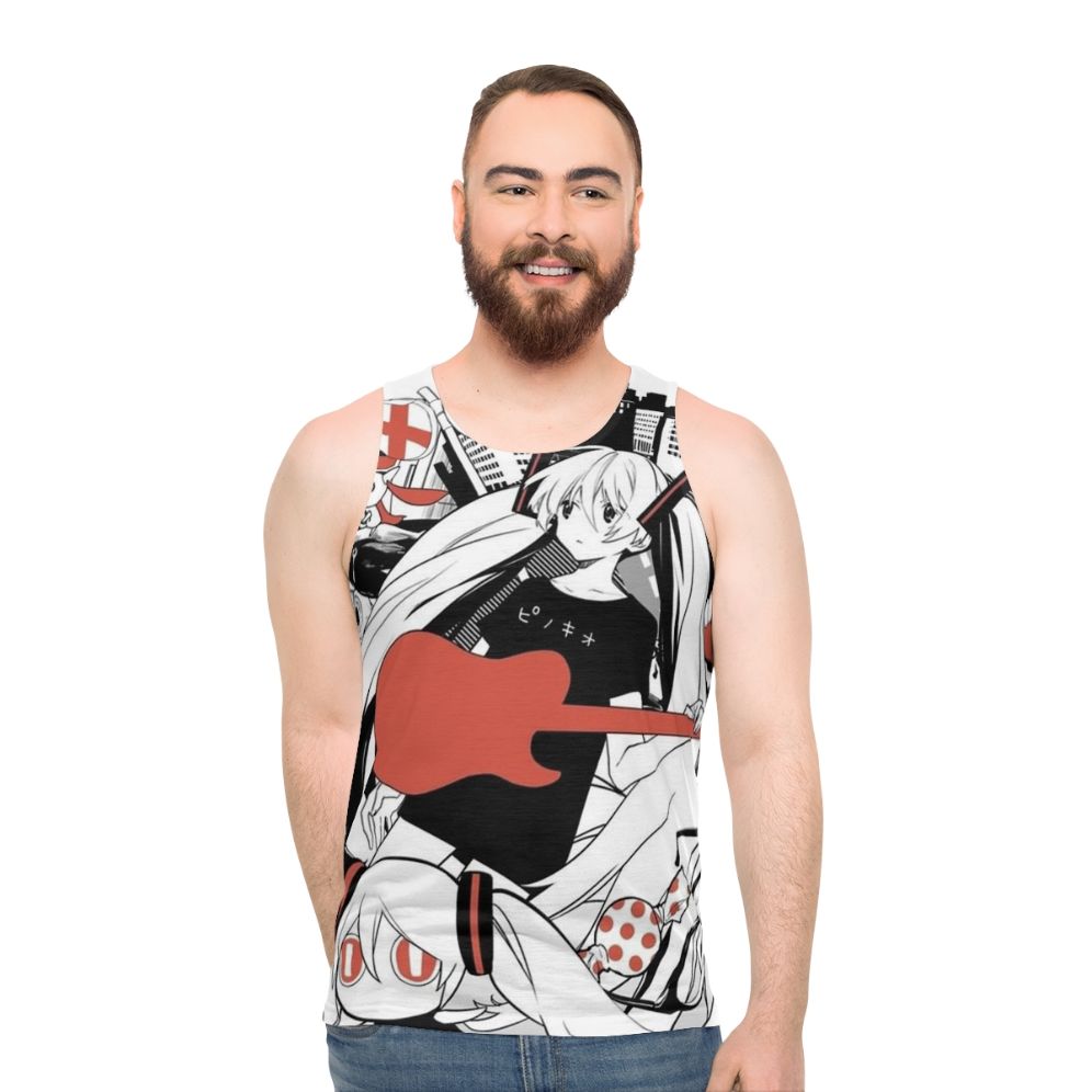 Hatsune Miku Anime Inspired Unisex Tank Top - men