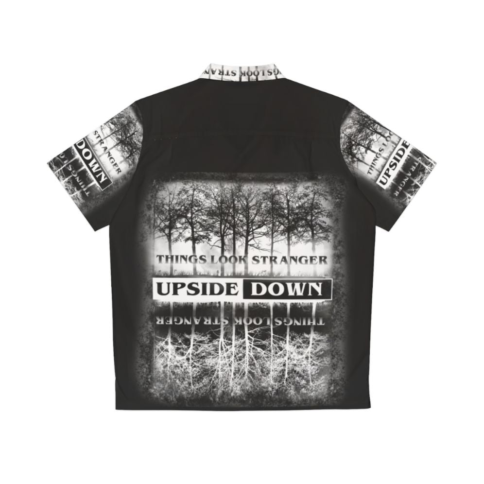 Stranger Things Upside Down Design Hawaiian Shirt - Back