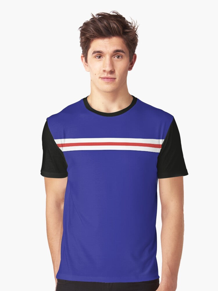 Rangers FC Football Design Graphic T-Shirt - Men