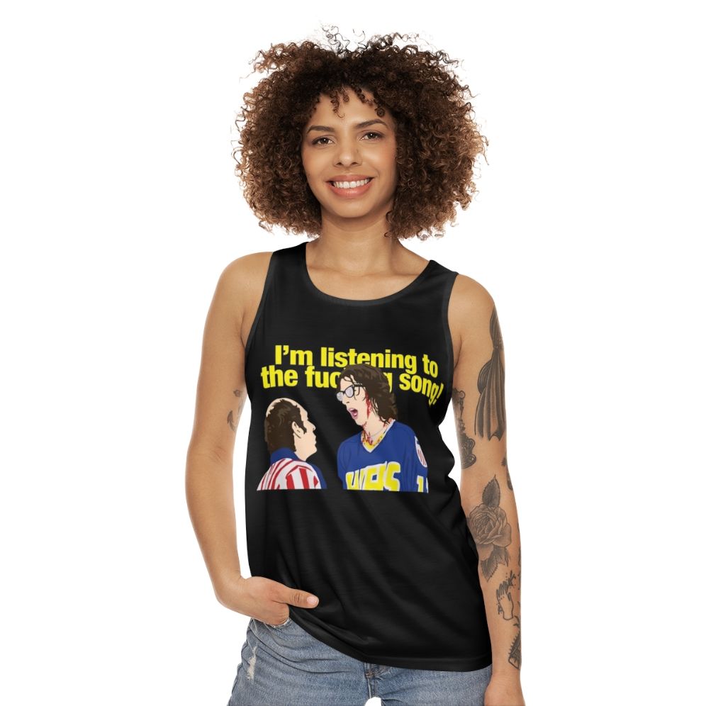 Hanson Brothers National Anthem Unisex Hockey Tank Top - women