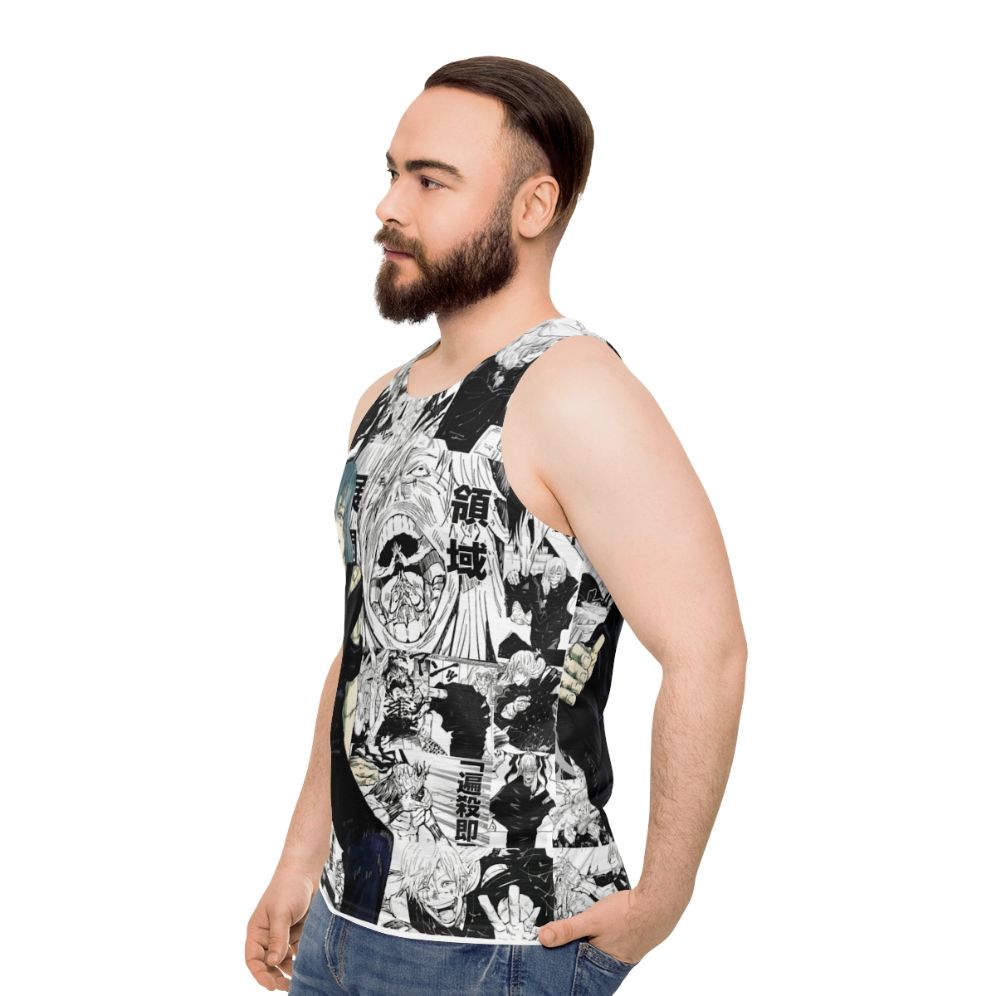 Unisex Jujutsu Kaisen Mahito Anime Tank Top - men side