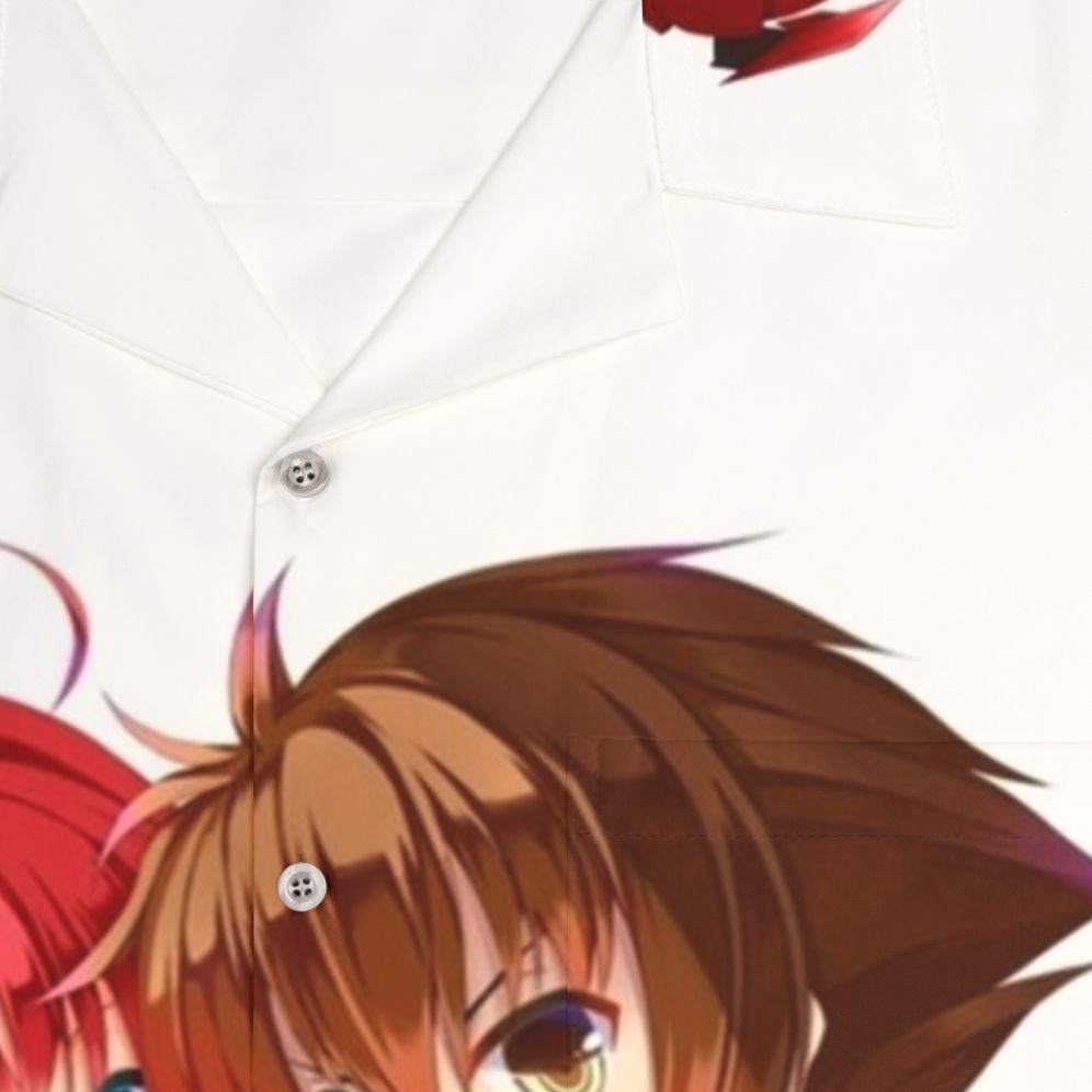 High School DxD Anime Hawaiian Shirt - Detail