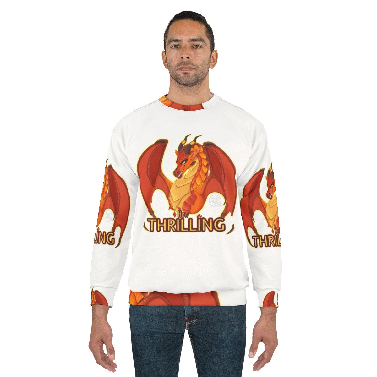 Wings of Fire Queen Scarlet Dragon Sweatshirt - men